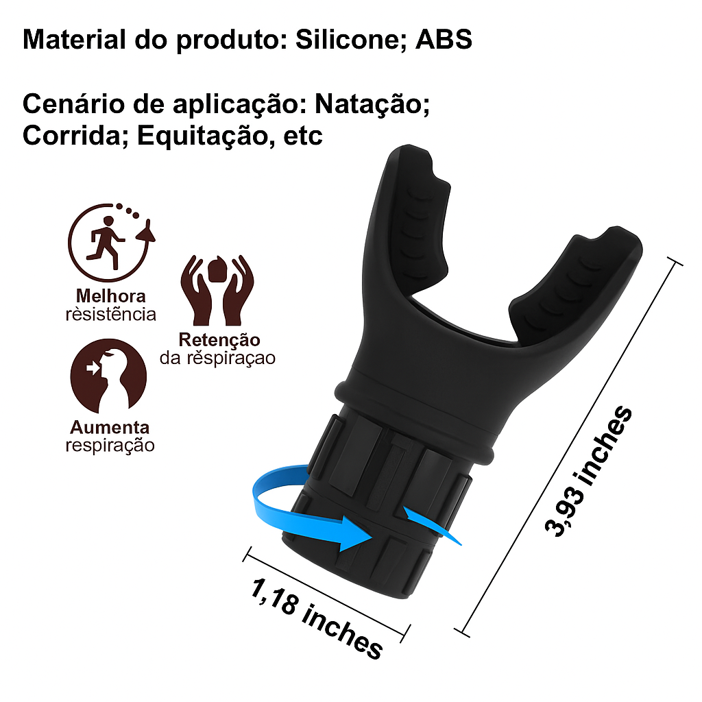 Oxyzen - Aparelho respiratório portátil para treinos de resistência
