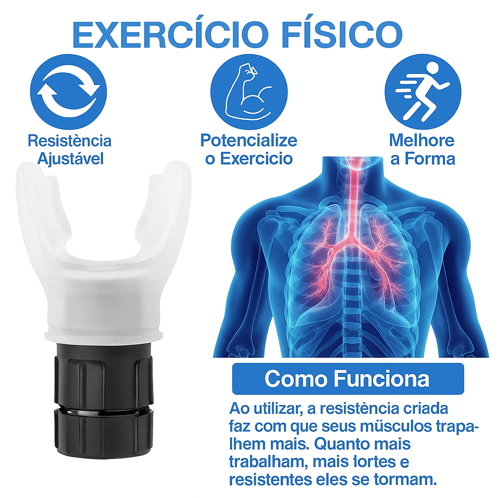 Oxyzen - Aparelho respiratório portátil para treinos de resistência