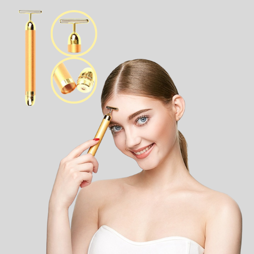 Gold Face - Massageador facial Harmonização anti rugas