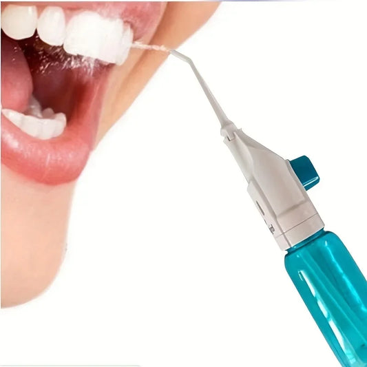 Irrigador oral portátil para a limpeza dos dentes