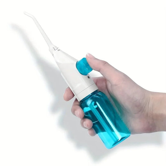 Irrigador oral portátil para a limpeza dos dentes