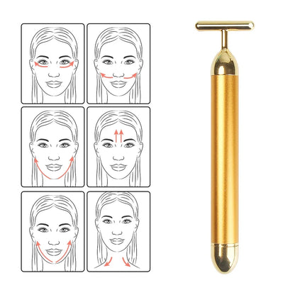 Gold Face - Massageador facial Harmonização anti rugas